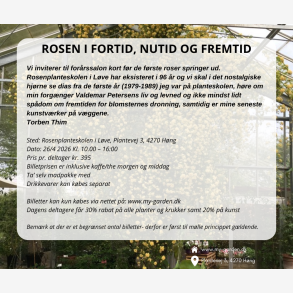 Salon - Rosen i fortid, nutid og fremtid