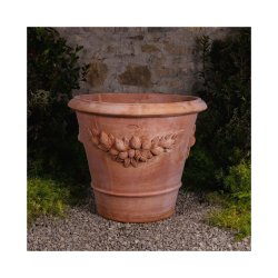 Vaso con Limoni Terracotta Impruneta