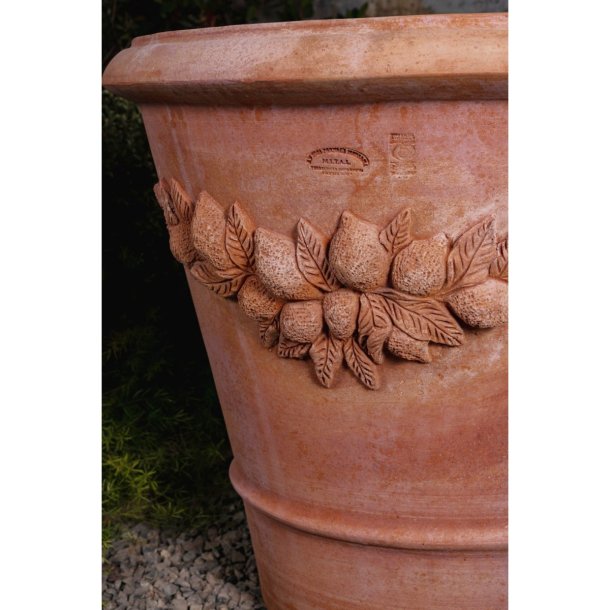 Vaso con Limoni Terracotta Impruneta