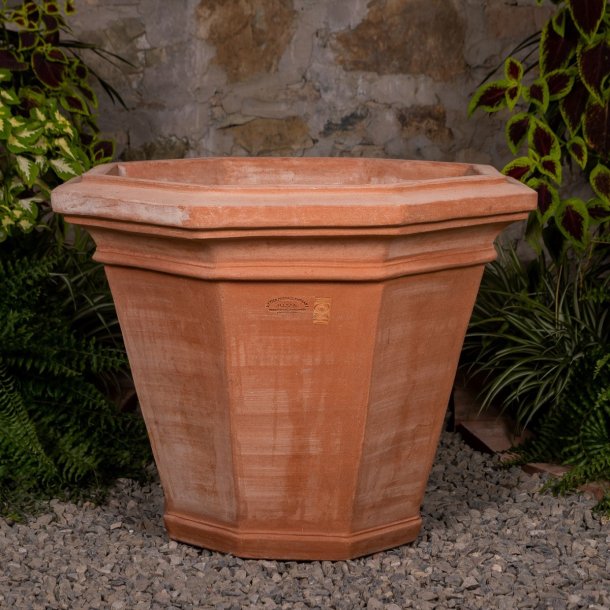 Vaso Ottagonale Terracotta Impruneta 68 55H